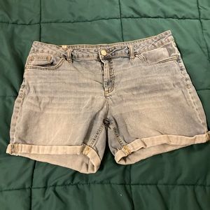 women’s denim high waisted shorts